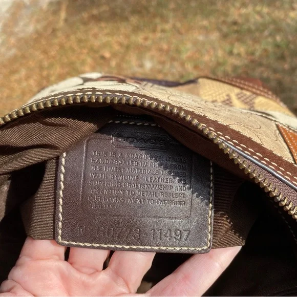 Patchwork Coach Bag - Picture 6 of 10